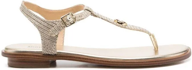 Michael Kors Mallory thong-strap sandals Neutrals