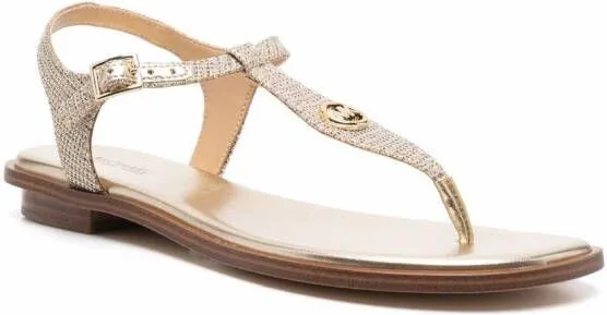 Michael Kors Mallory thong-strap sandals Neutrals