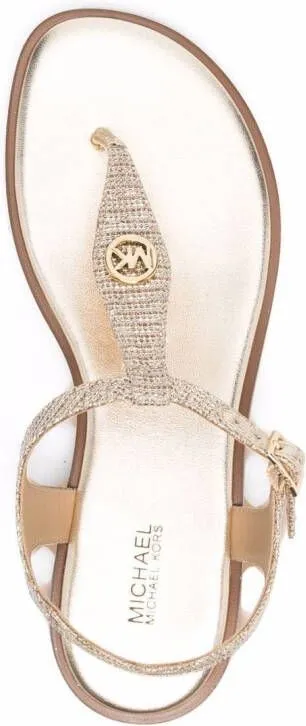 Michael Kors Mallory thong-strap sandals Neutrals