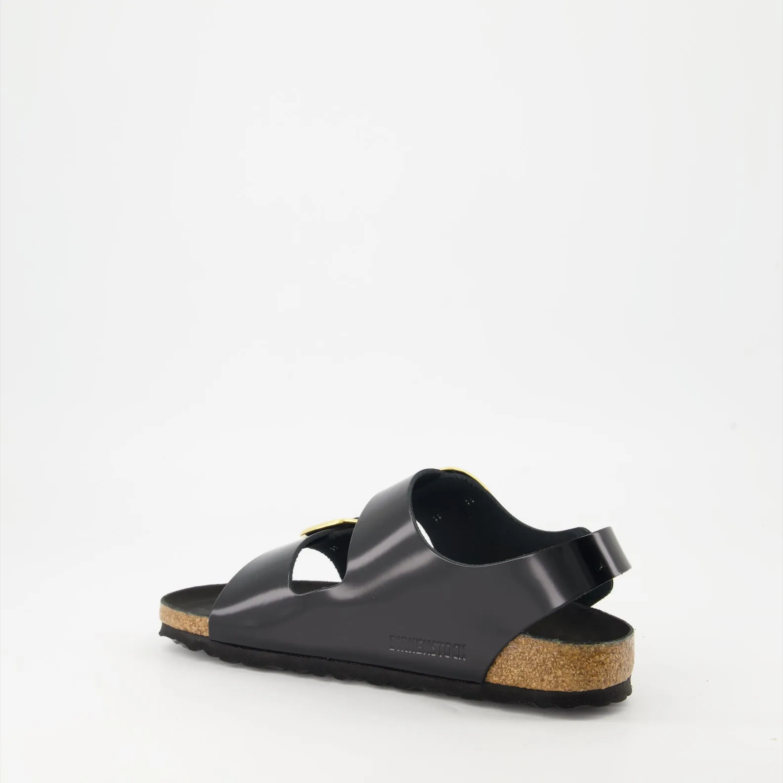 Milano Big Buckle Leather Sandals