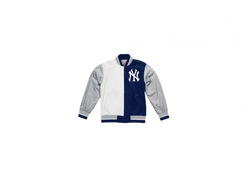 MITCHELL & NESS - Men - New York Yankees Color Split Jacket - White/Grey/Blue