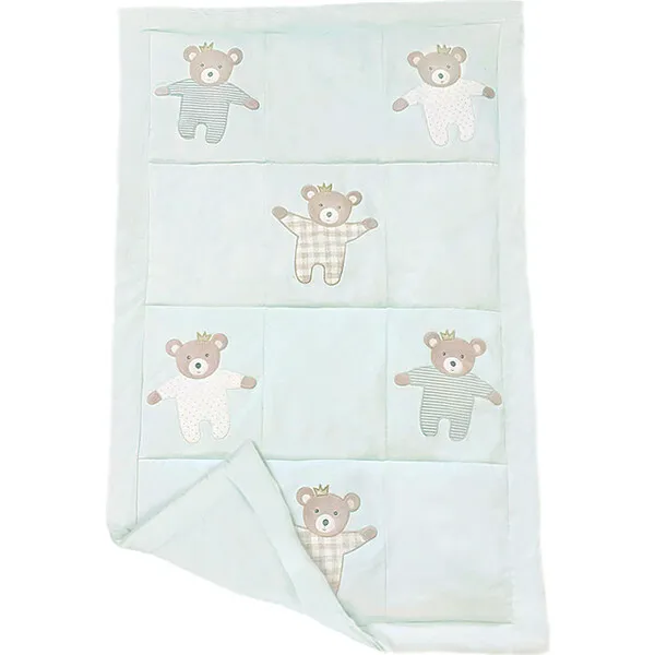 MON AMI Bear Prince Bedtime Quilt