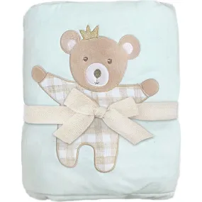 MON AMI Bear Prince Bedtime Quilt