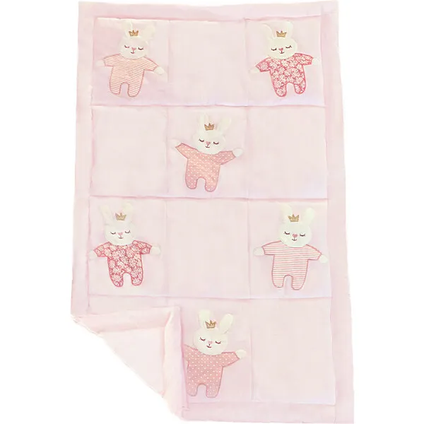 MON AMI Princess Bunny Bedtime Quilt