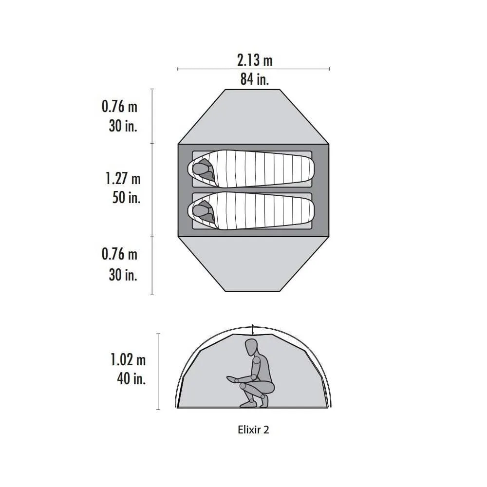MSR Elixir 2 Backpacking Tent | Backpacking Tents | BananaFingers
