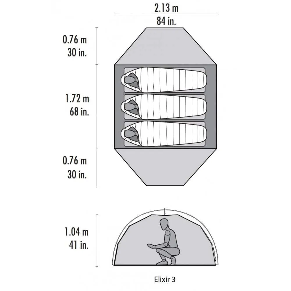 MSR Elixir 3 Backpacking Tent | Backpacking Tents | BananaFingers