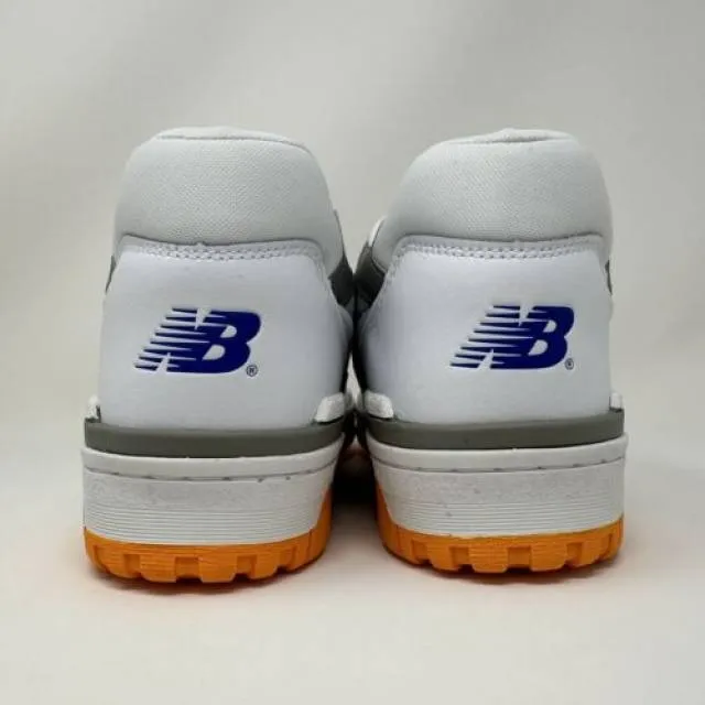 NB New Balance 550 White Vibrant Orange Purple Lakers Me...