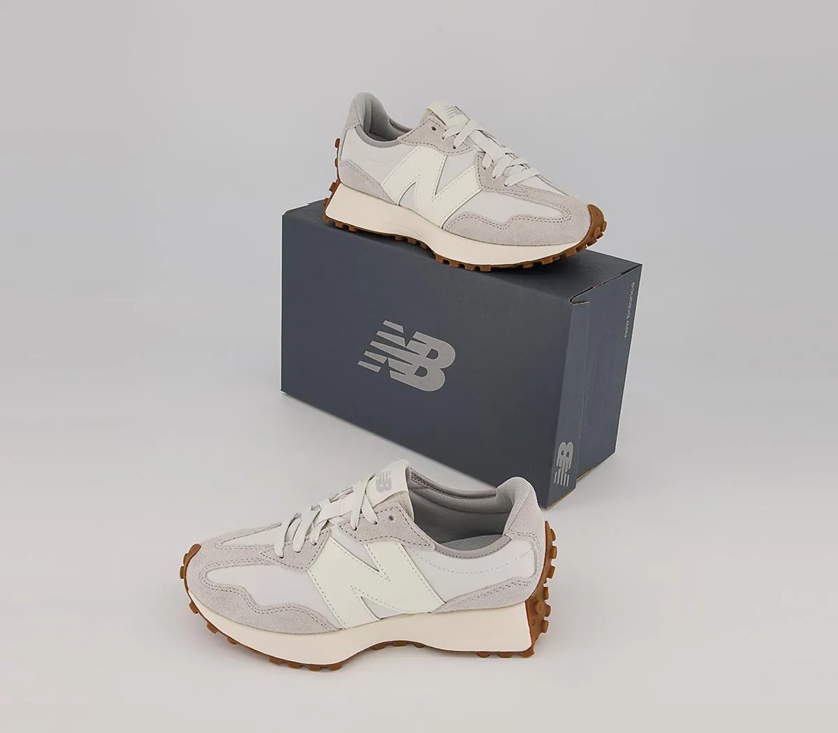 New Balance 327 Trainers Raincloud Nimbus Cloud Sea Salt