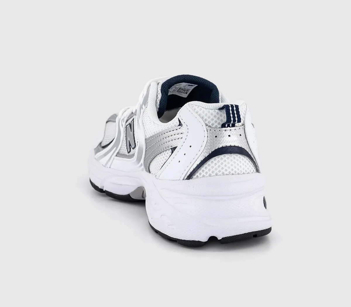 New Balance 530 Junior Trainers  White Navy