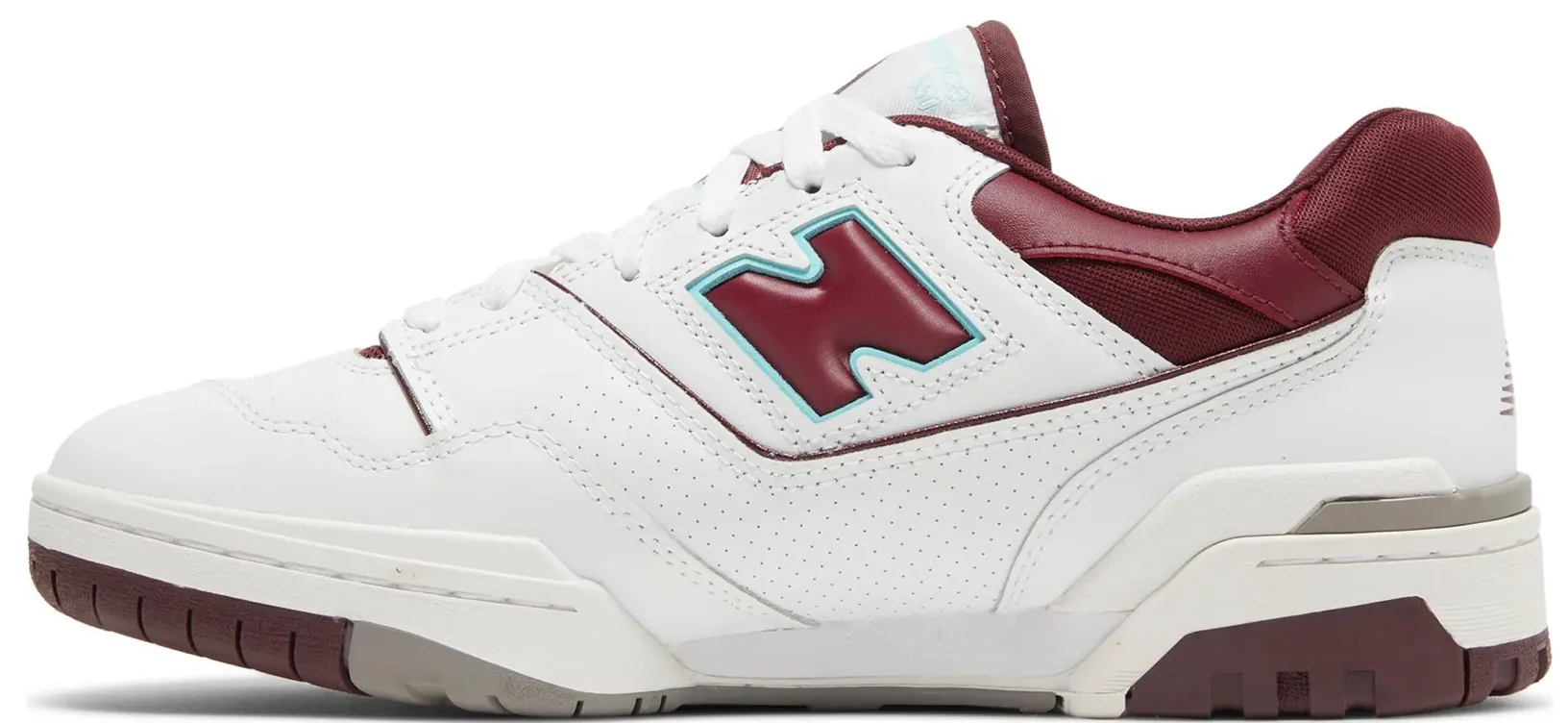 NEW BALANCE 550 BURGUNDY CYAN