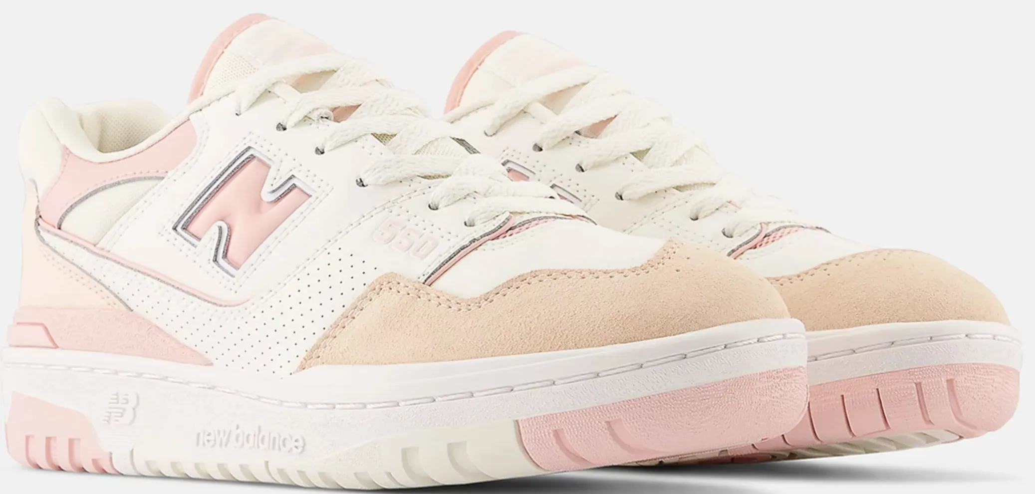 NEW BALANCE 550 WHITE PINK (W)