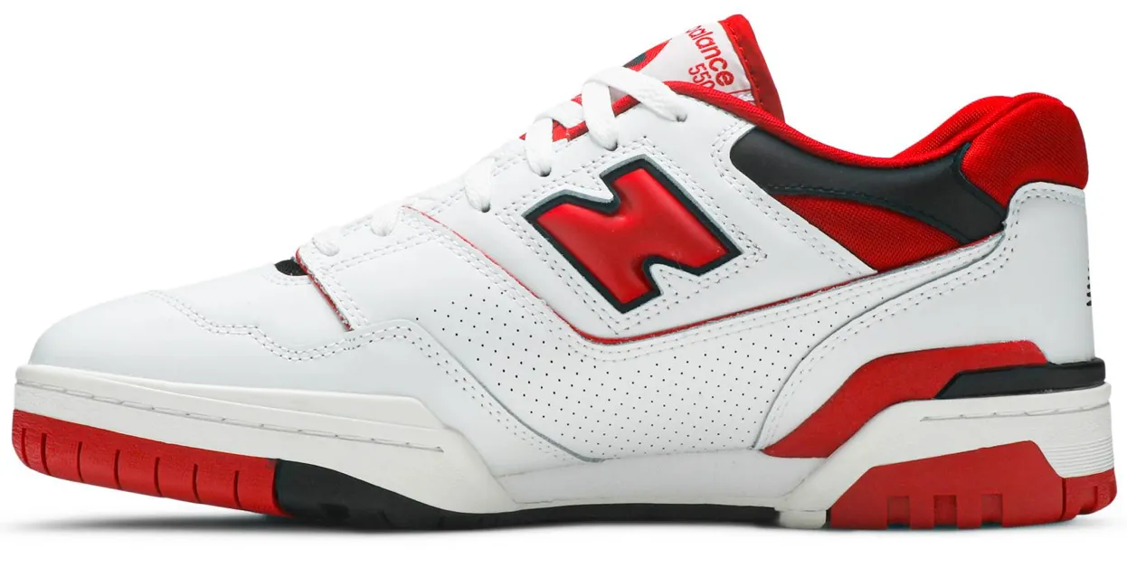 NEW BALANCE 550 WHITE RED