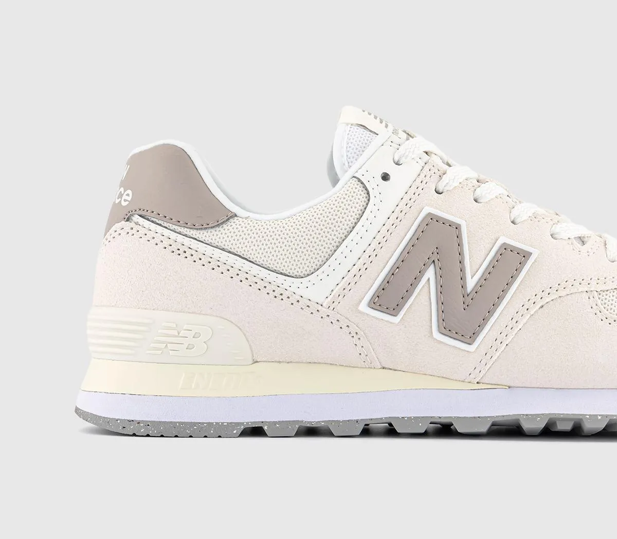 New Balance 574 Trainers Beige White