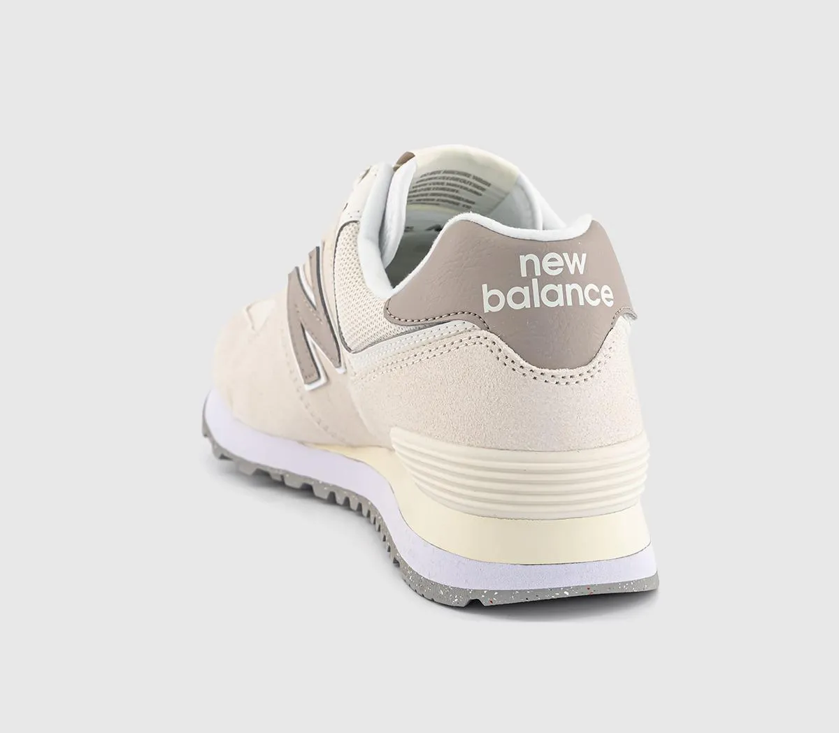 New Balance 574 Trainers Beige White