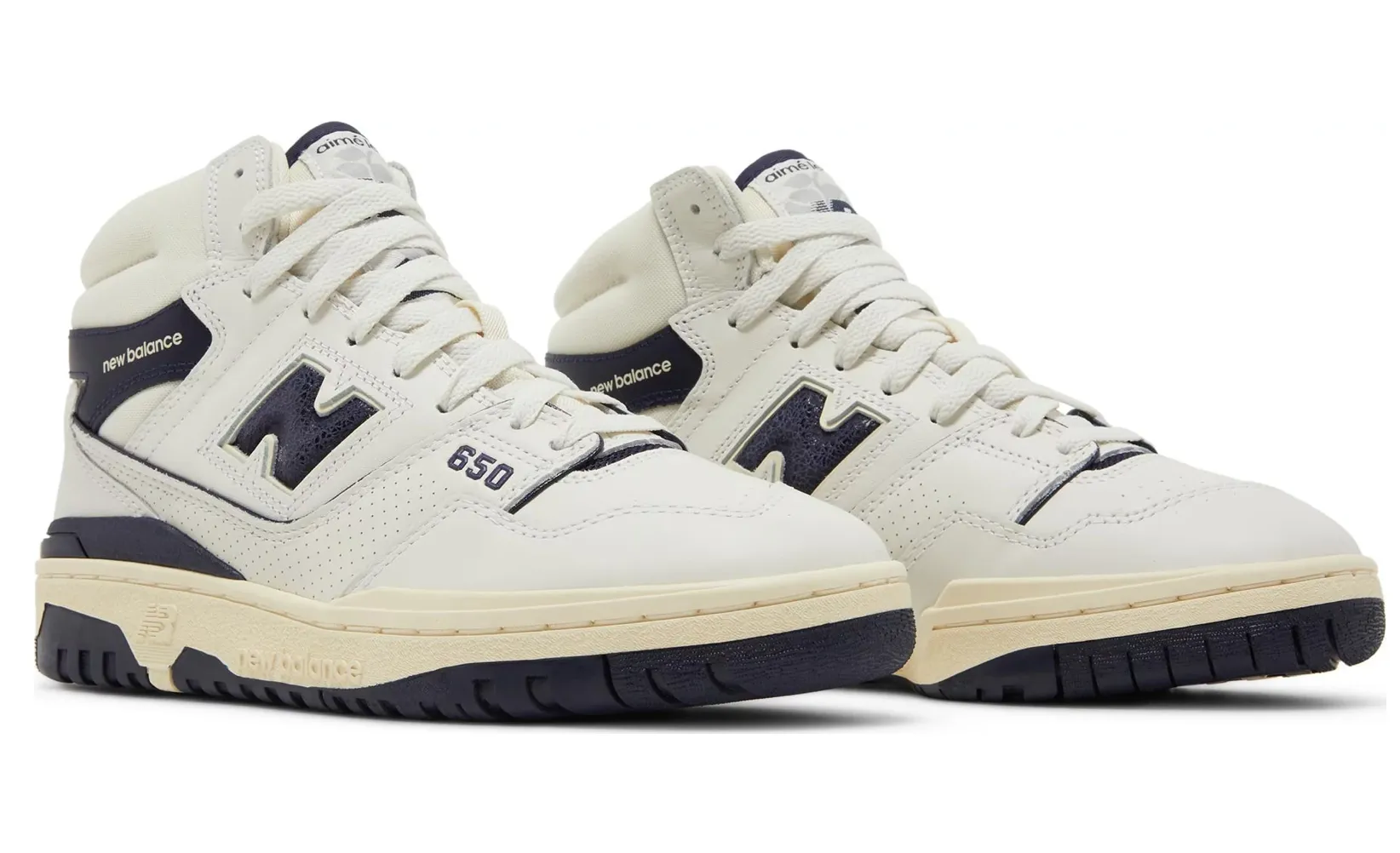 NEW BALANCE 650R AIME LEON DORE WHITE NAVY