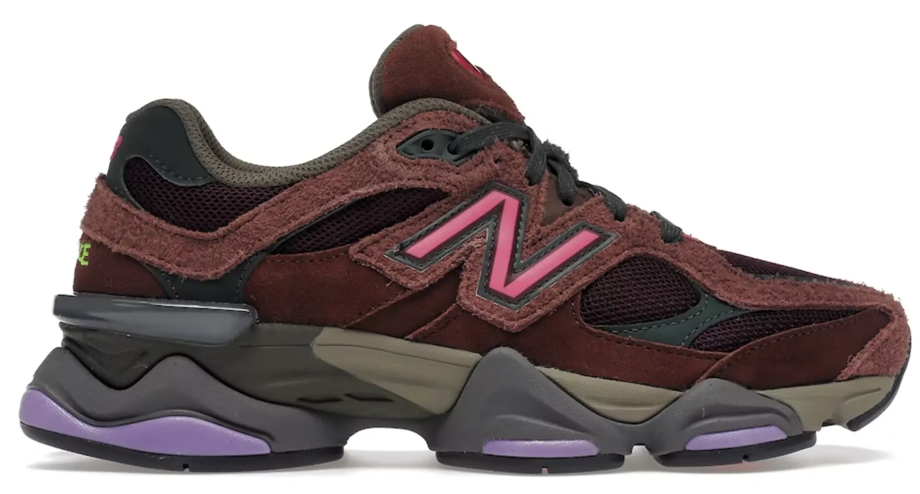 NEW BALANCE 9060 RICH OAK BURGUNDY