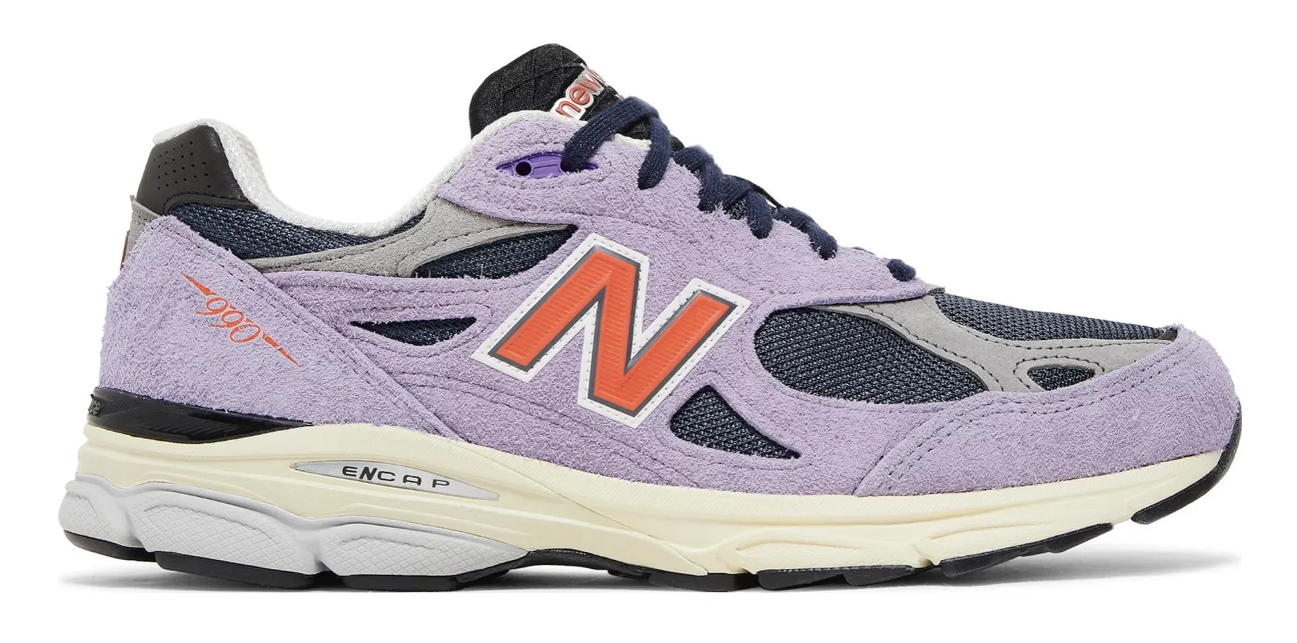 NEW BALANCE 990V3 MI USA TEDDY SANTIS RAW AMETHYST