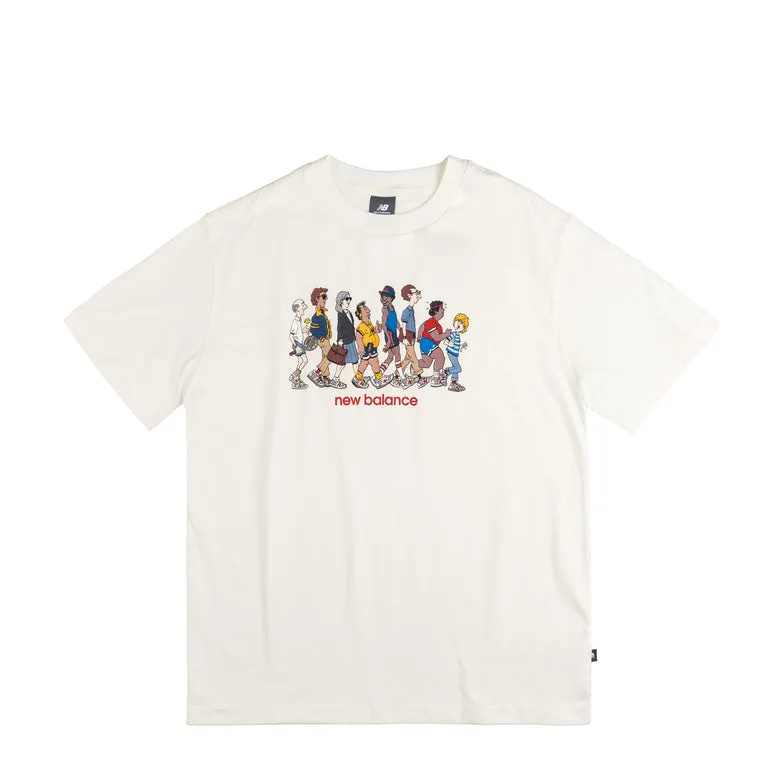 New Balance Athletics Relaxed Archive Walk T-Shirt Sea Salt