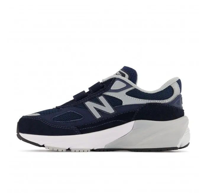 New Balance Little Kids FuelCell 990v6 Hook & Loop Navy