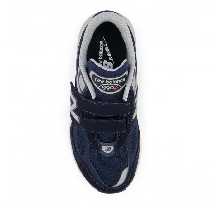 New Balance Little Kids FuelCell 990v6 Hook & Loop Navy