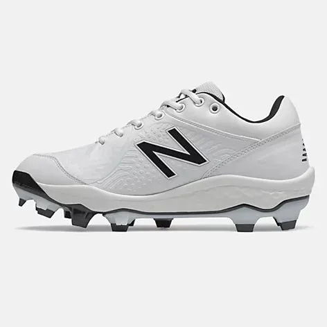 New Balance - Men's White 3000v5 Fresh Foam Molded Cleat (PL3000W5)