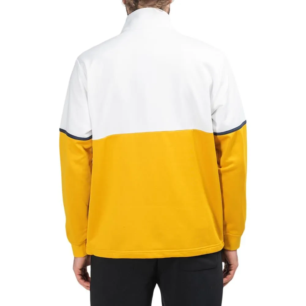 New Balance MT01506 VGL Track Sweatshirt (White / Yellow)