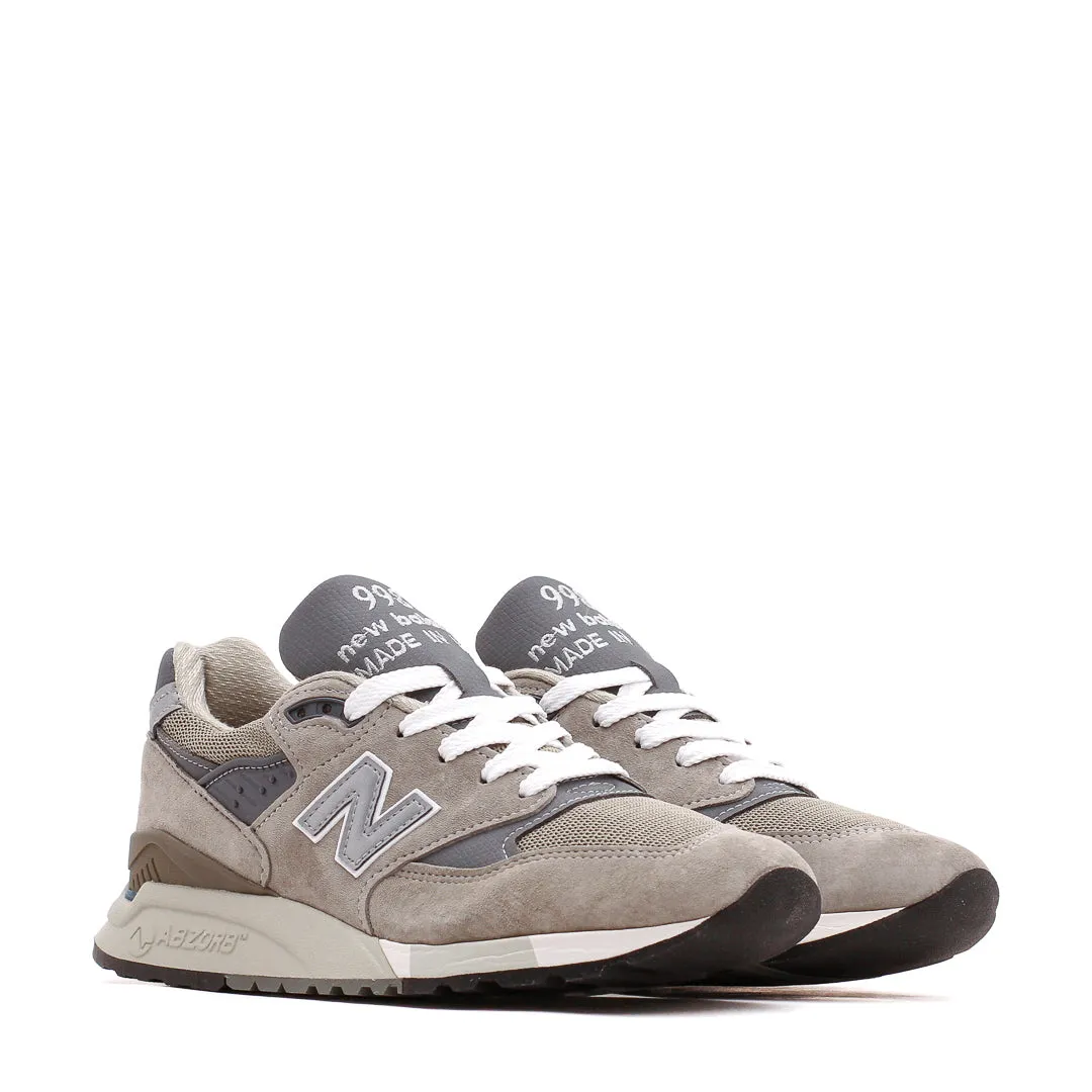 New Balance Unisex 998 Grey Made In USA U998GR