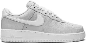 Nike Air Force 1 '07 Pure Platinum pebbled leather sneakers Grey