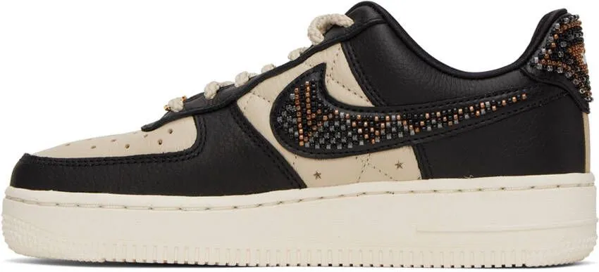 Nike Black & Beige Premium Goods Edition Air Force 1 'The Sophia' Sneakers