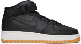 Nike Black Air Force 1 Mid '07 Sneakers