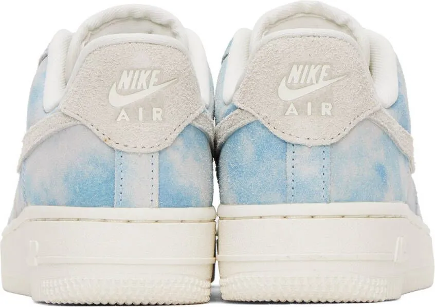 Nike Gray & Blue Air Force 1 '07 SE Sneakers