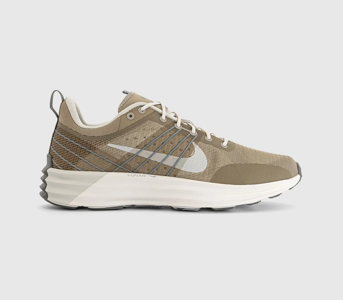 Nike Lunar Roam Trainers Khaki Phantom Light Bone Light Pumice