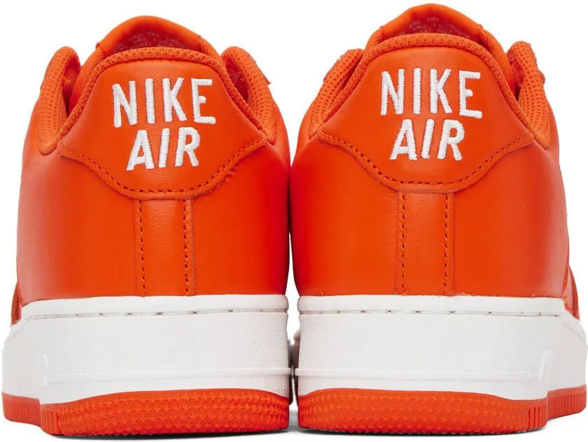 Nike Orange Air Force 1 Low Retro Sneakers