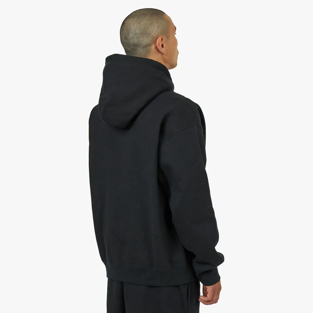 Nike Solo Swoosh Fleece Pullover Hoodie Black / White