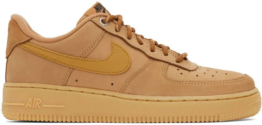 Nike Tan Air Force 1 '07 Sneakers