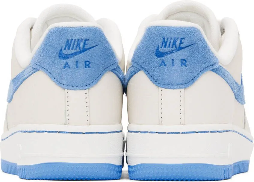 Nike White & Blue Air Force 1 LXX Sneakers