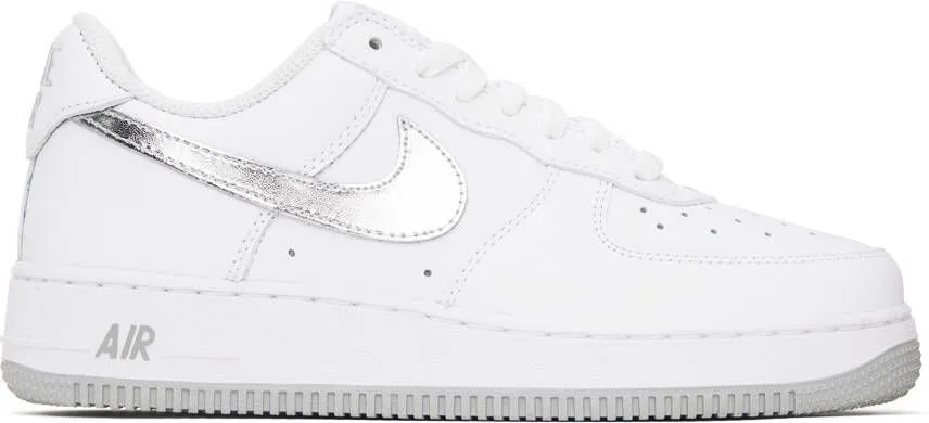 Nike White 'Color of the Month' Air Force 1 Low Sneakers