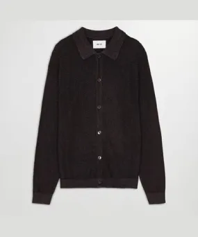 NN.07 Nolan Herringbone Cotton Regular Fit Cardigan