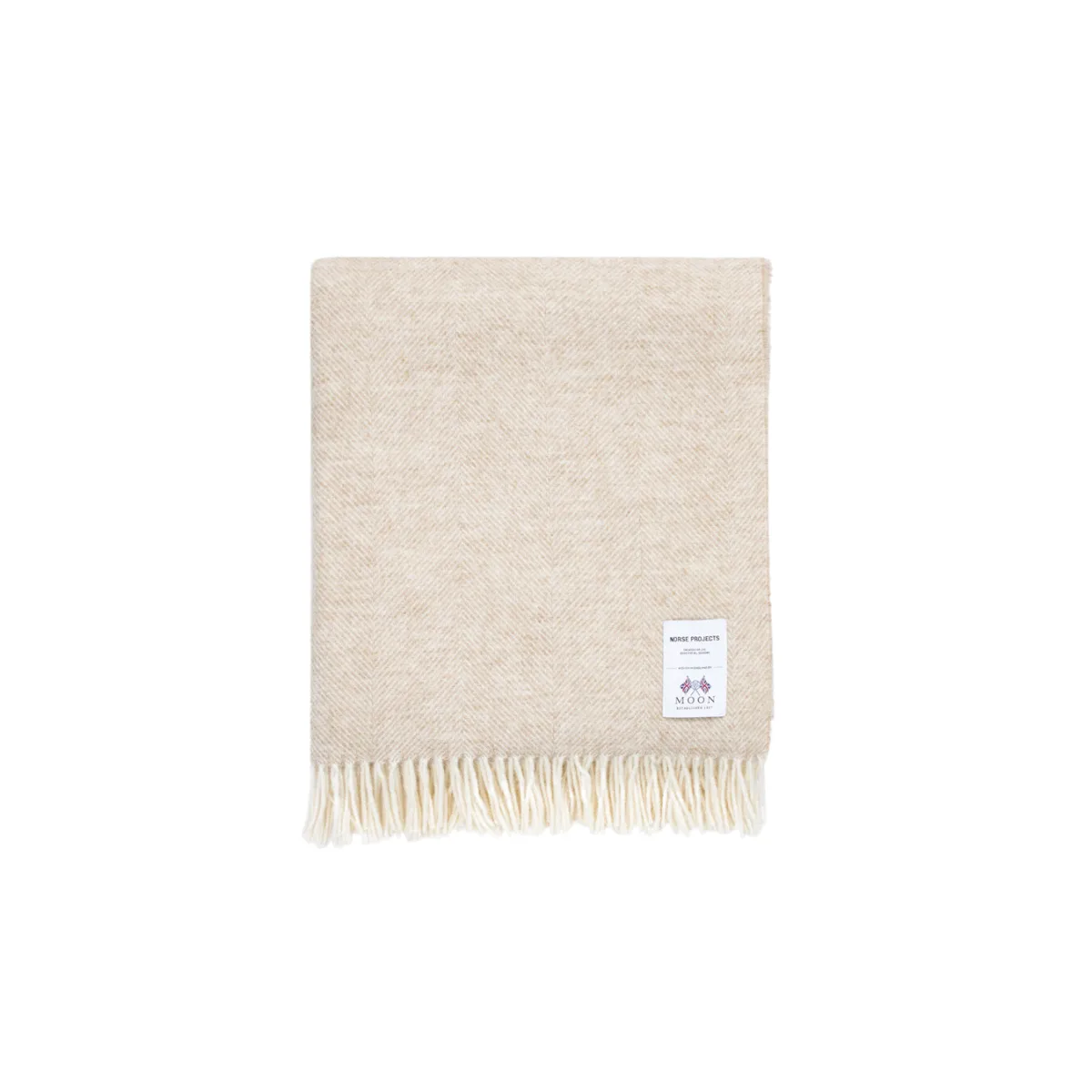 Norse Projects   Norse Moon Merino Lambswool Blanket Sand