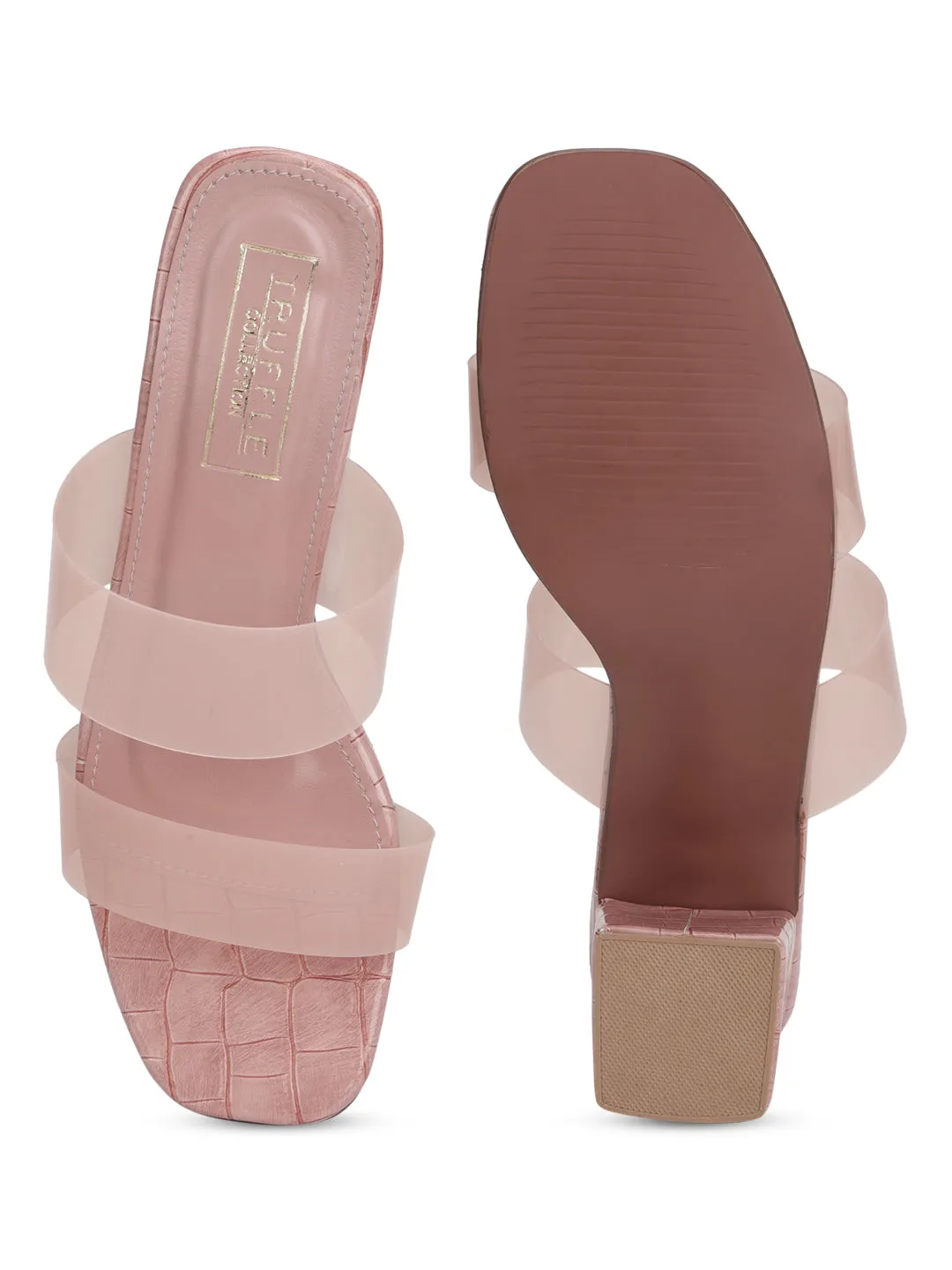 Nude Perspex Mules With Clear Straps (TC-SLC-R505-NUD)