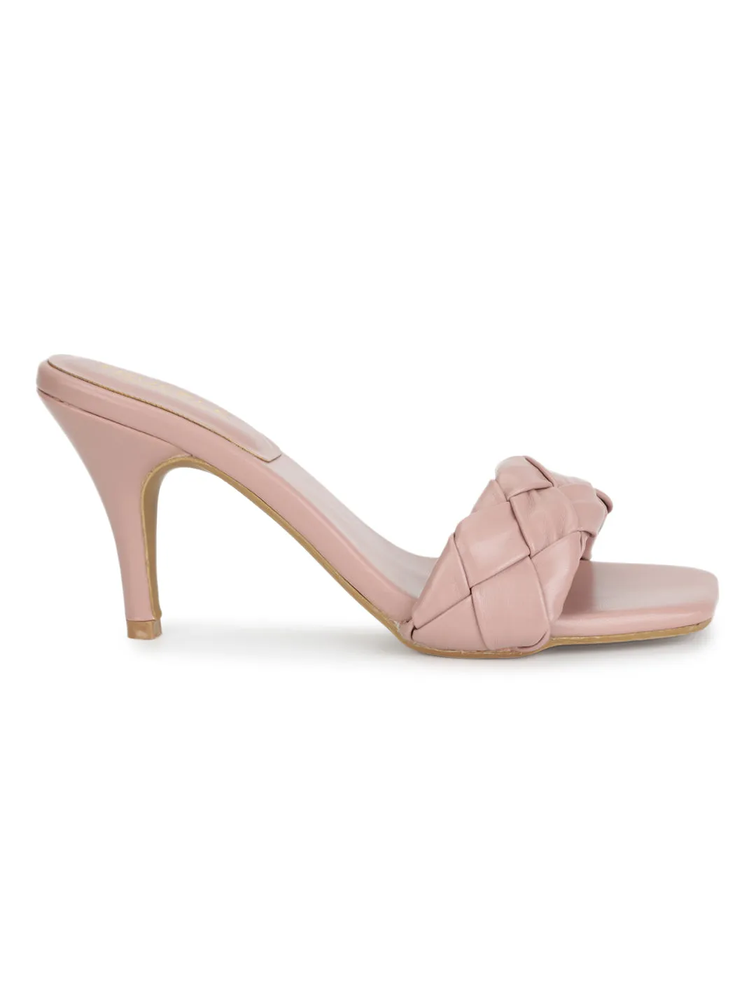 Nude PU Quilted Braid Strap Stiletto Mules (TC-ST-1299-NUD)