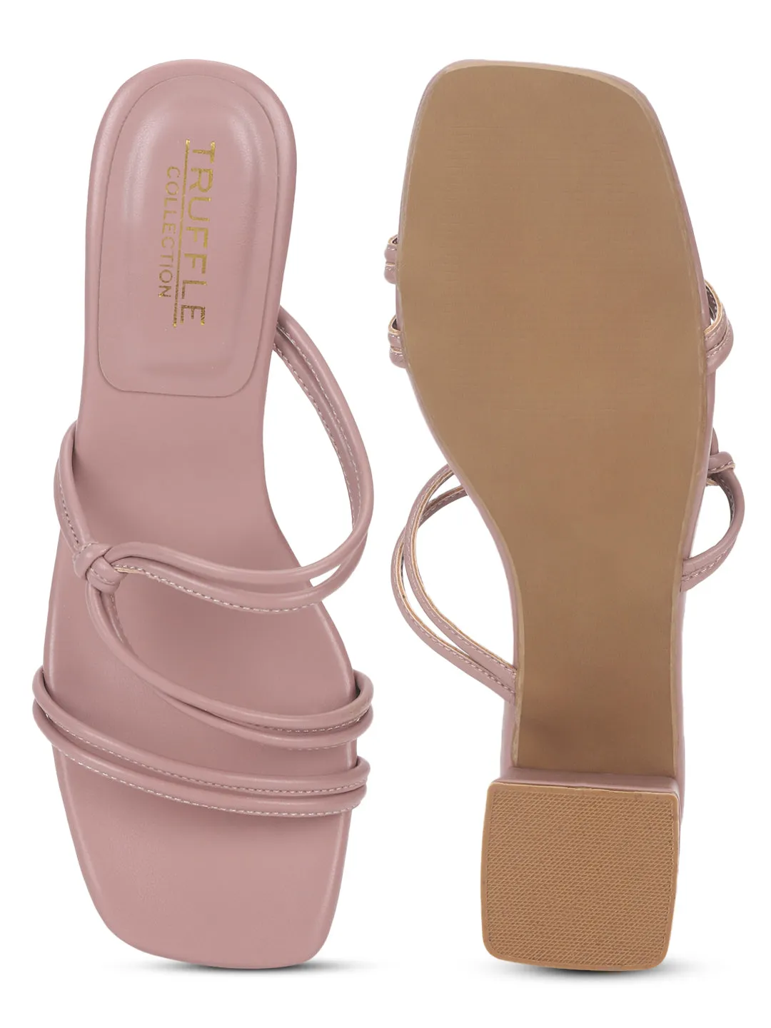 Nude PU Strappy Block Heel Mules (TC-ST-1300-NUD)