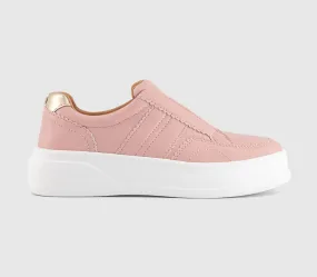 OFFICE Fili Scalloped Edge Slip On Trainers Pink