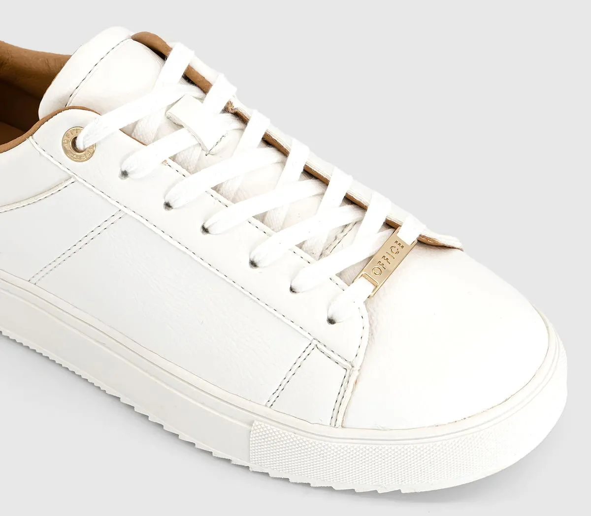 OFFICE Freedom Lace Up Trainers White