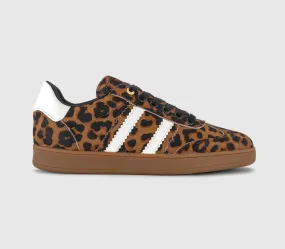 OFFICE Truffle Mix Material Cup Sole Trainers Leopard