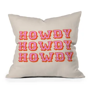 Ole Howdy Y'all Indoor / Outdoor Throw Pillows (DS)