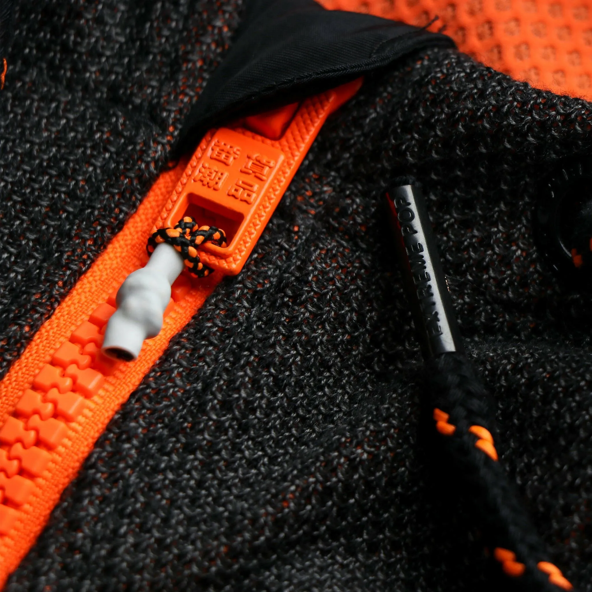 Orange Delight Zip Hoodie Jacket