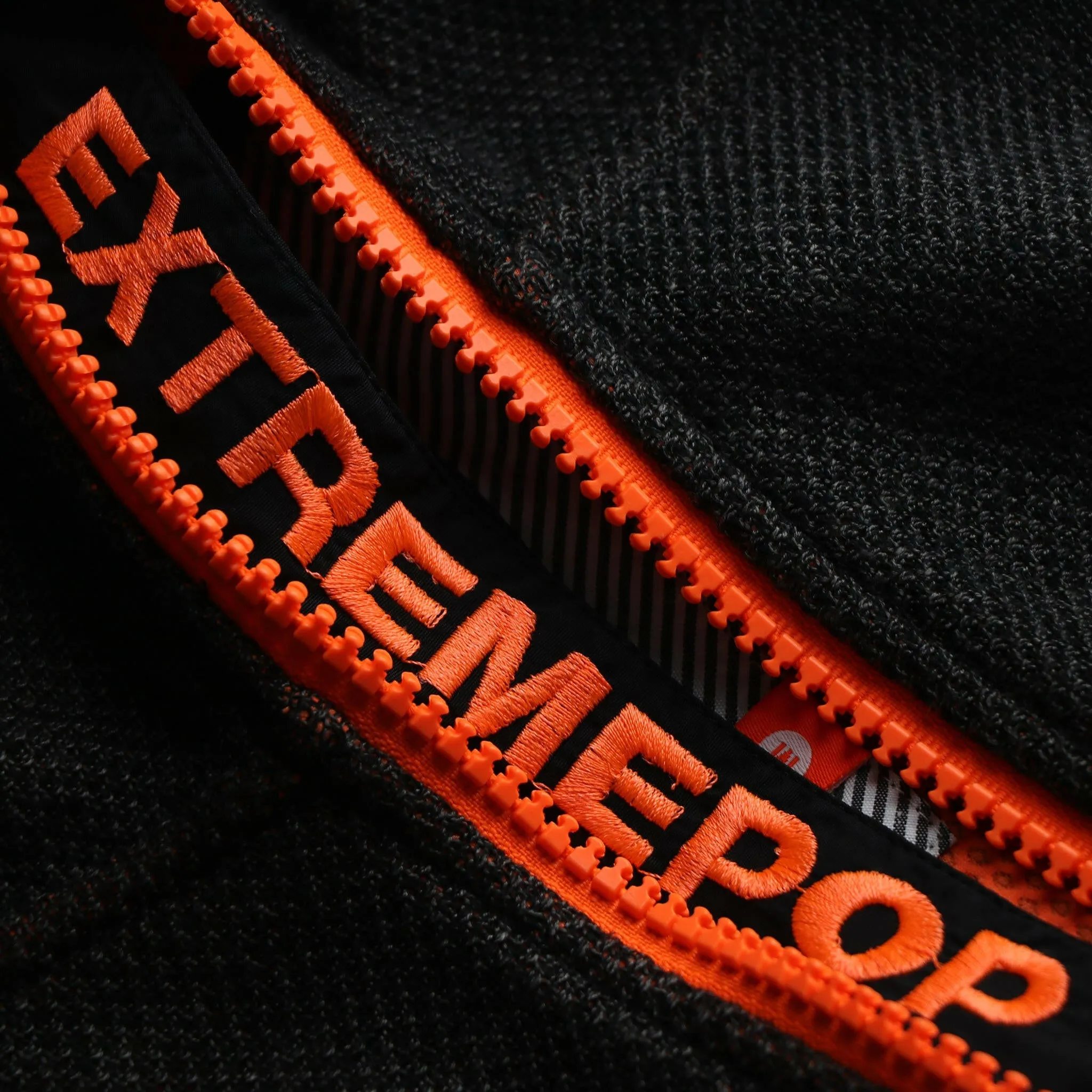 Orange Delight Zip Hoodie Jacket