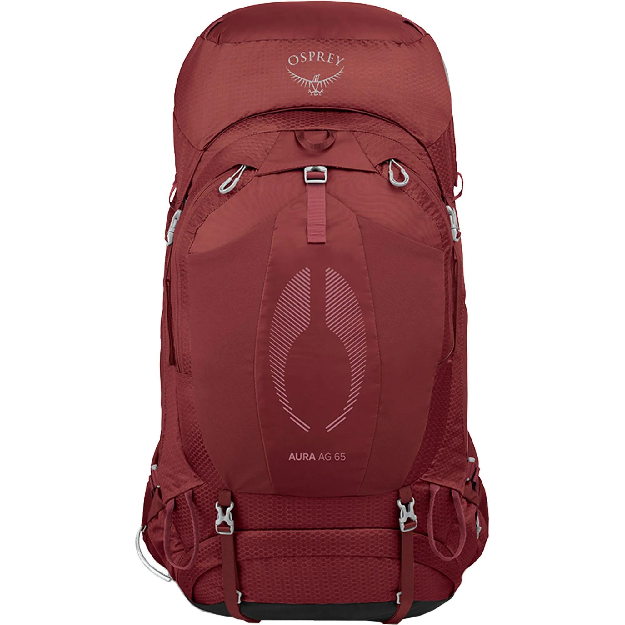 Osprey - Aura AG 65l Trekking Backpack Women berry sorbet red