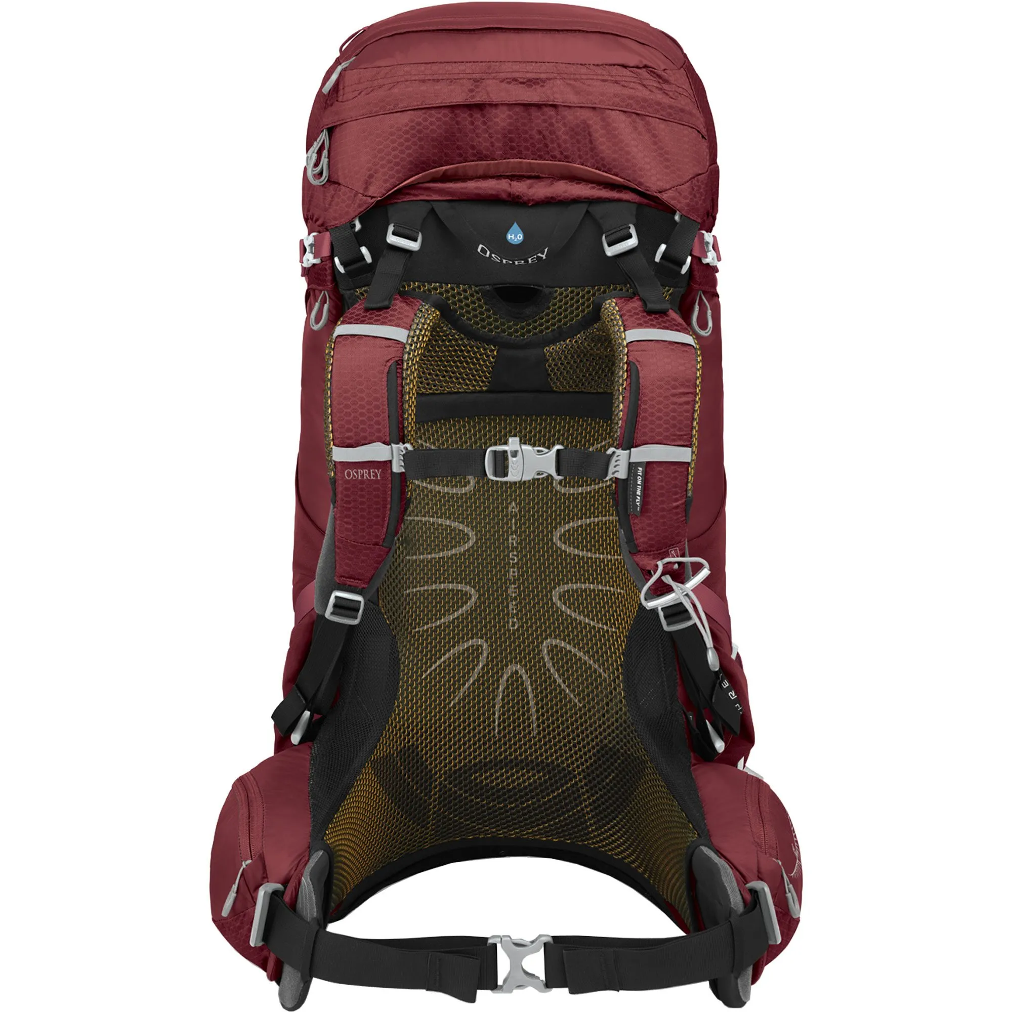 Osprey - Aura AG 65l Trekking Backpack Women berry sorbet red